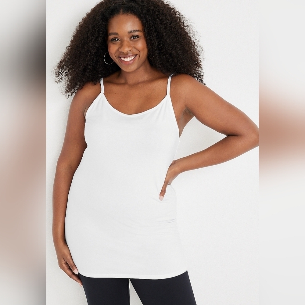 NEW! Maurcie's White Cami, NWT, Size OX